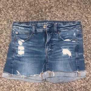 American Eagle Midi Super Stretch Shorts